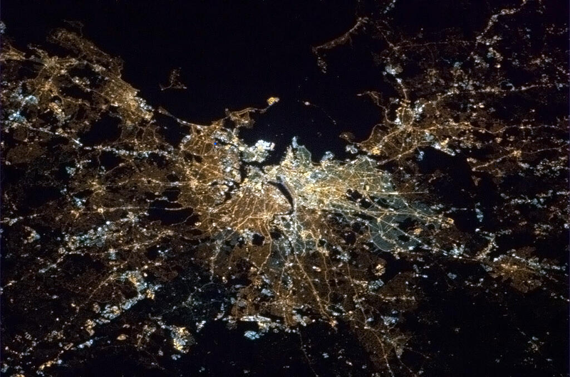 Illustration for article titled Un paseo nocturno por Nueva York, México o Las Vegas... desde el espacio